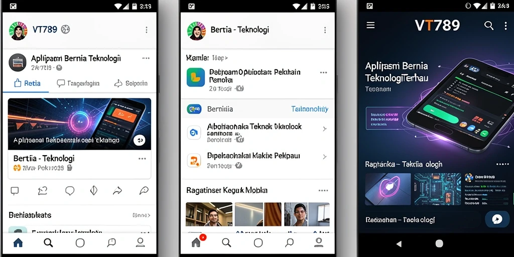 Tampilan antarmuka VT789 yang modern dan responsif.